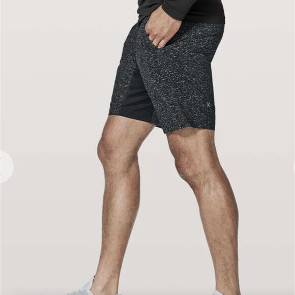 Mens Lululemon T.H.E. Short 9” Linerless Stretch Sweat Wicking Quick Dry Size L - Picture 7 of 7